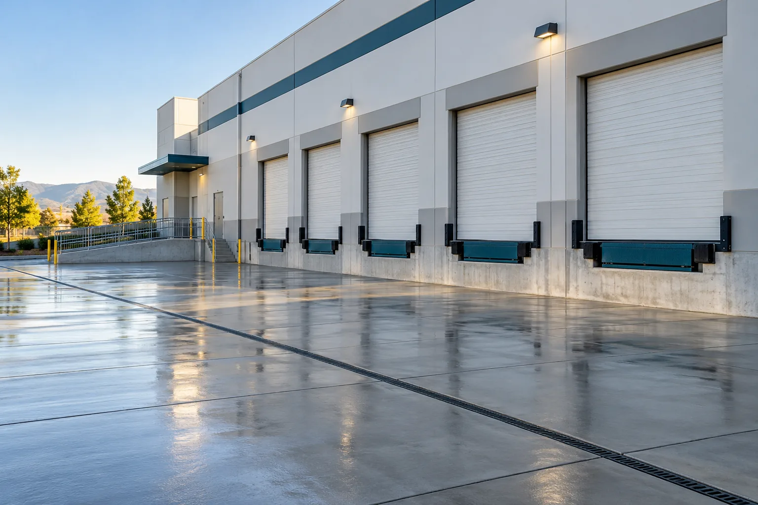 Loading dock cleaning